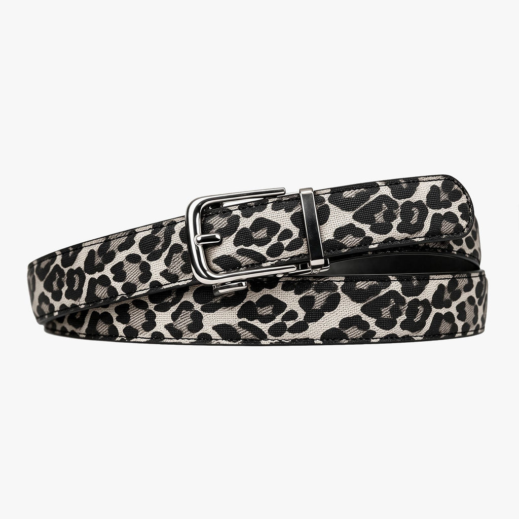 Classic Belt - Leopard White
