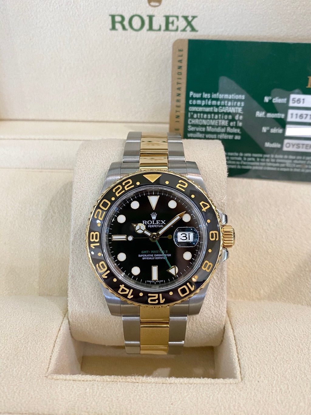 2010 Rolex GMT-Master II 116713LN